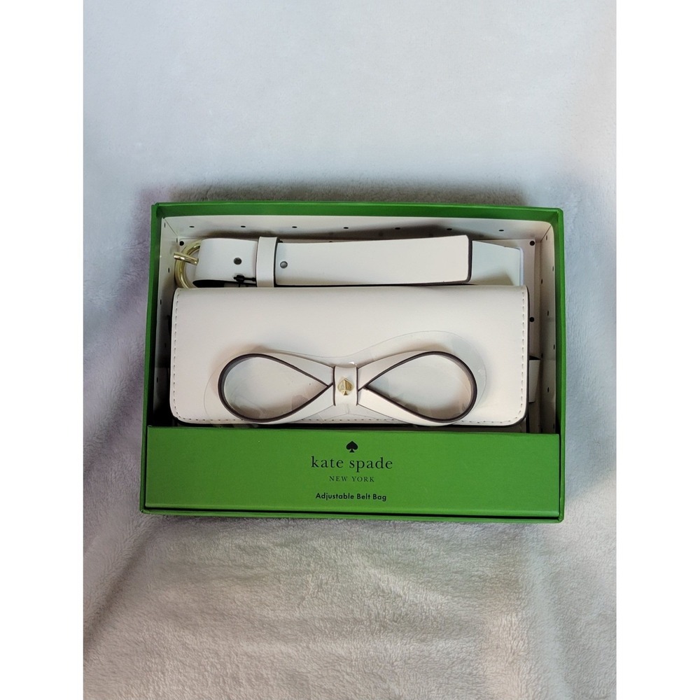 Kate Spade white bow belt bag - Picture 2 of 9